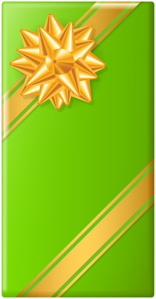 This png image - Vertical Gift Box Green PNG Clip Art Image, is available for free download