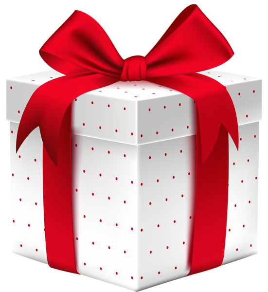 This png image - White Dotted Gift Box with PNG Clipart Image, is available for free download