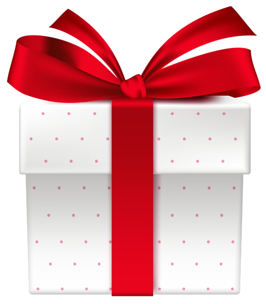 This png image - White Gift Box with Red Bow PNG Clipart Picture, is available for free download