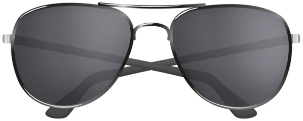 This png image - Aviator Sunglasses Black PNG Transparent Clipart, is available for free download