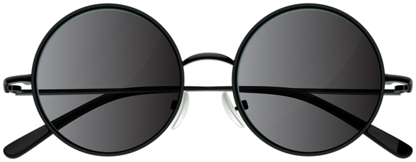 This png image - Black Round Sunglasses Transparent Image, is available for free download