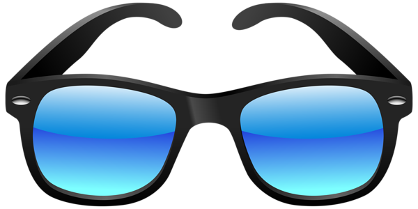 This png image - Black and Blue Sunglasses PNG Clipart Image, is available for free download