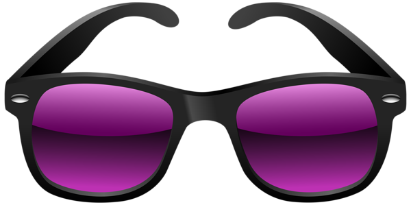 This png image - Black and Purple Sunglasses PNG Clipart Image, is available for free download