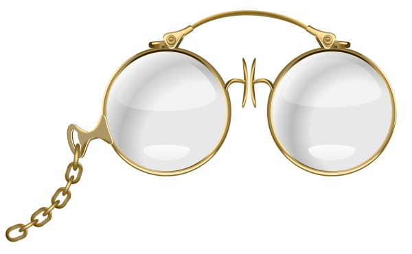 This png image - Gold Eyeglasses PNG Clipart Picture, is available for free download
