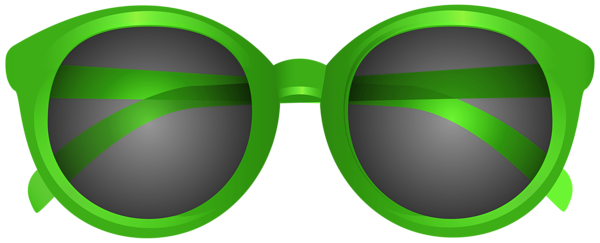 This png image - Green Sunglasses PNG Transparent Clipart, is available for free download