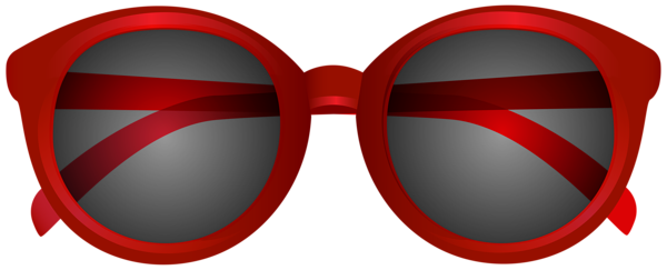This png image - Red Sunglasses PNG Transparent Clipart, is available for free download