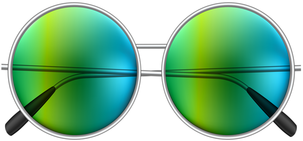This png image - Round Hippie Sunglasses PNG Clip Art, is available for free download