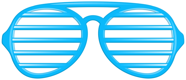 This png image - Shutter Shades Blue PNG Transparent Clipart, is available for free download