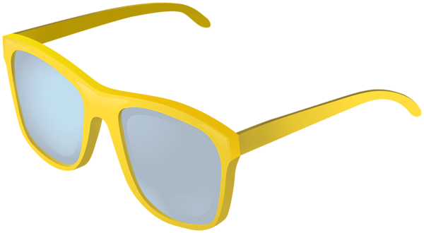 This png image - Sunglasses Yellow PNG Clipart, is available for free download