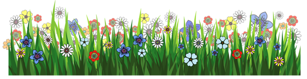 Grass Ground with Flowers PNG Picture | Gallery Yopriceville - High ...