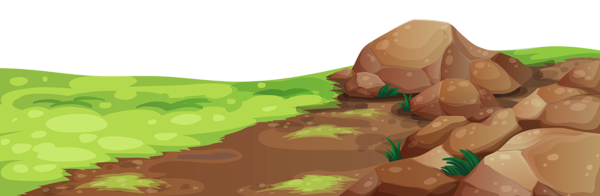 This png image - Grass and Stones Ground PNG Clipart, is available for free download