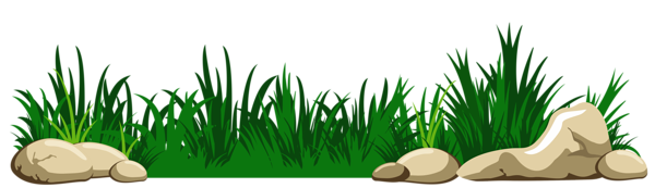 Grass with Rocks Transparent PNG Clipart Gallery 