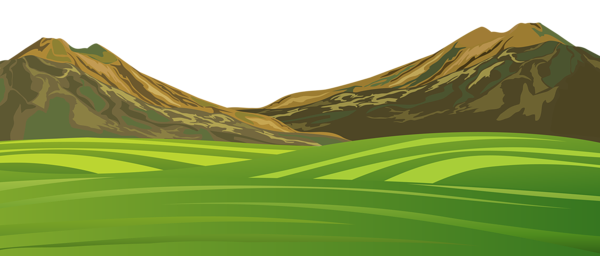 This png image - Mountain and Meadow Ground PNG Cartoon Image, is available for free download