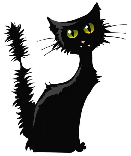 Black Cat PNG Clipart Image | Gallery Yopriceville - High-Quality