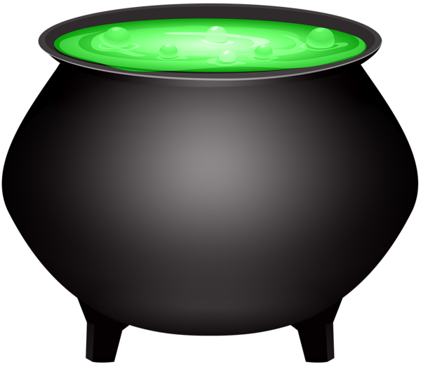 This png image - Black Halloween Cauldron PNG Clipart, is available for free download
