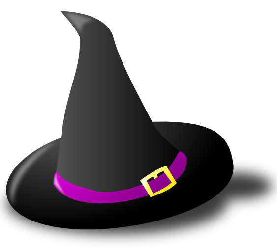 This png image - Black and Purple Witch Hat PNG Clipart, is available for free download