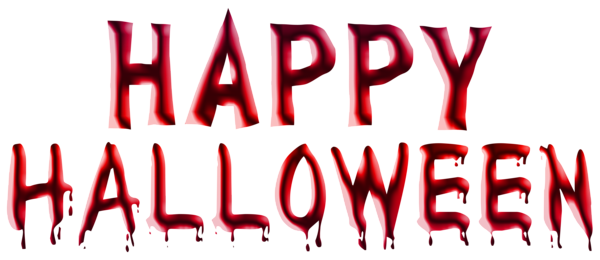 This png image - Bloody Happy Halloween PNG Clipart Image, is available for free download
