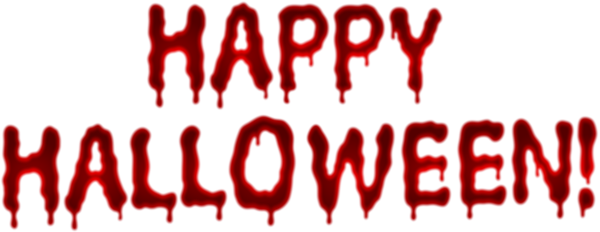 This png image - Bloody Happy Halloween Text PNG Clipart, is available for free download