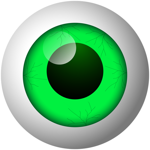 This png image - Giant Eyeball Green PNG Clipart, is available for free download