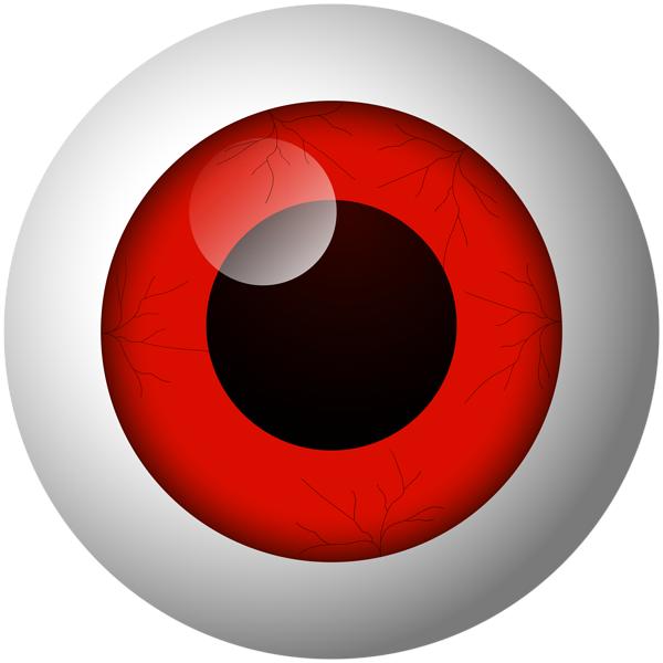 This png image - Giant Eyeball Red PNG Clipart, is available for free download