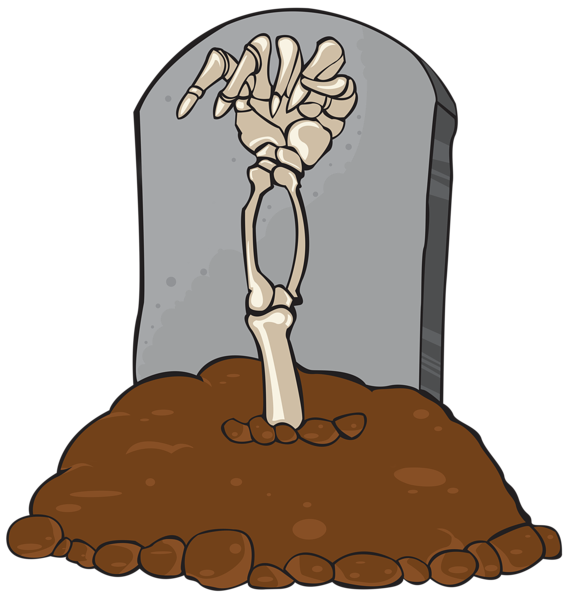 This png image - Gravestone Tomb and Skeleton Hand PNG Clip Art Image, is available for free download