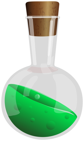 This png image - Green Poison Potion PNG Clipart, is available for free download