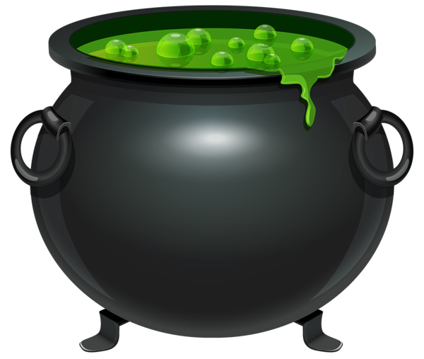 This png image - Halloween Black Cauldron PNG Clipart Image, is available for free download