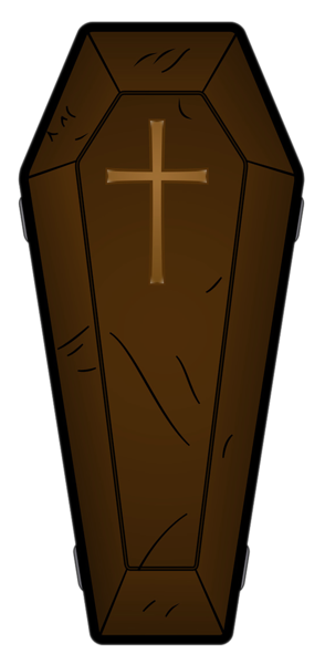 This png image - Halloween Brown Coffin PNG Picture, is available for free download