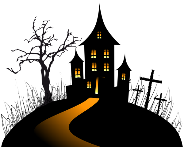 This png image - Halloween Creepy Castle Clip Art Image, is available for free download