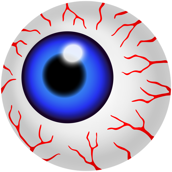 This png image - Halloween Eyeball Blue PNG Clipart, is available for free download