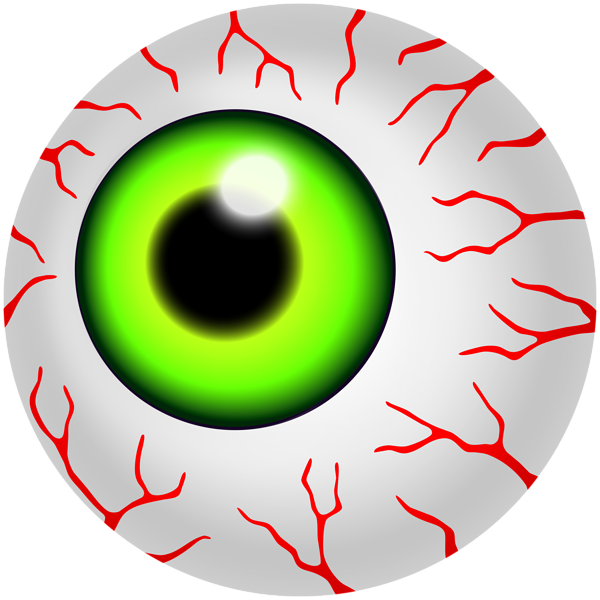 This png image - Halloween Eyeball Green PNG Clipart, is available for free download