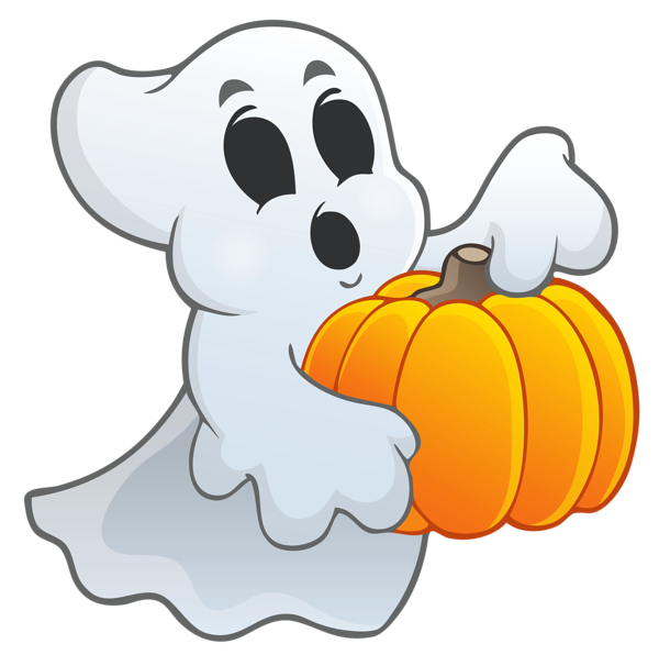 This png image - Halloween Ghost with Pumpkin PNG Picture, is available for free download