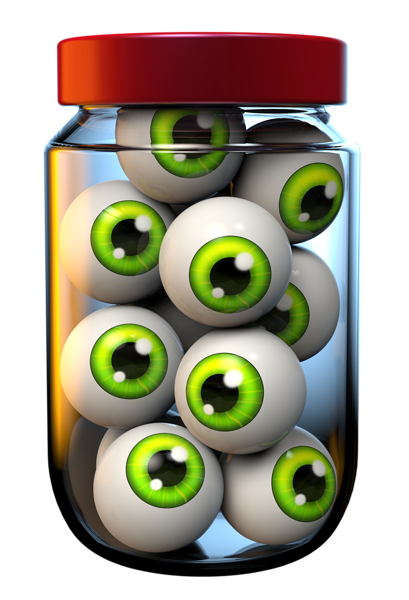 This png image - Halloween Jar of Eyeballs PNG Clipart Image, is available for free download