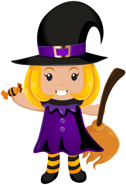 This png image - Halloween Little Witch PNG Clip Art Image, is available for free download