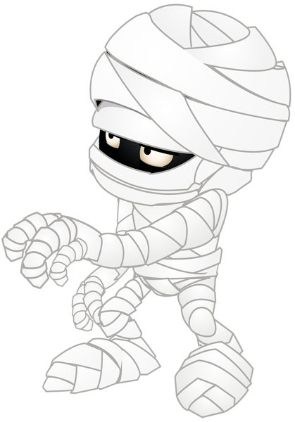 This png image - Halloween Mummy Transparent PNG Clip Art Image, is available for free download