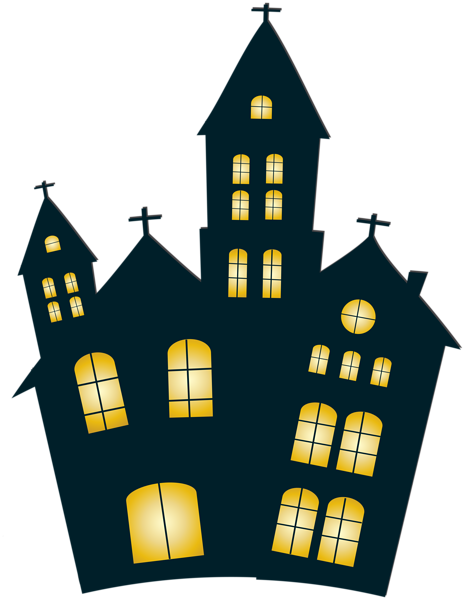 This png image - Halloween Night House Clip Art Image, is available for free download