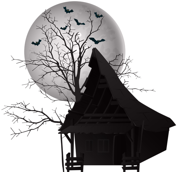 This png image - Halloween Scary House PNG Clip Art Image, is available for free download