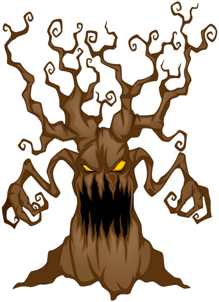 This png image - Halloween Scary Tree PNG Clip Art Image, is available for free download