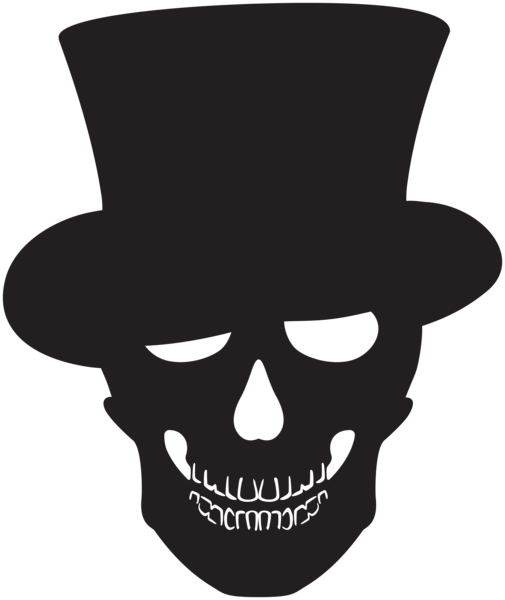 This png image - Halloween Skull Silhouette PNG Clip Art, is available for free download