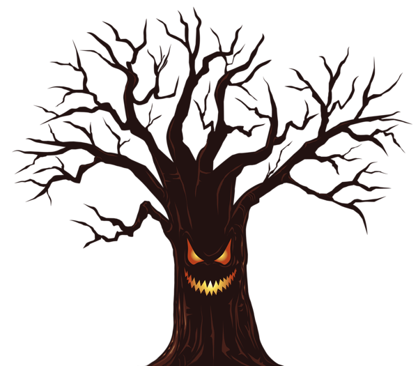 This png image - Halloween Spooky Tree PNG Clipart Image, is available for free download