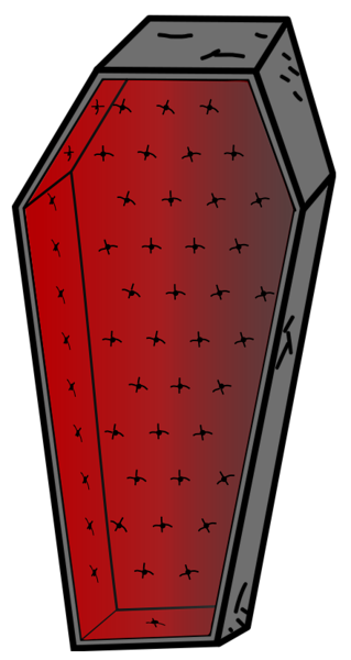 This png image - Halloween Transparent Vampire Coffin, is available for free download