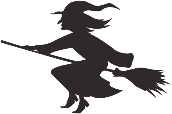 This png image - Halloween Witch Silhouette PNG Clip Art Image, is available for free download