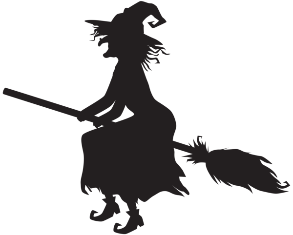 This png image - Halloween Witch and Broom PNG Clip Art Image, is available for free download