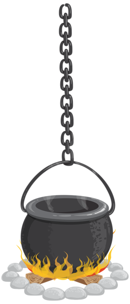 This png image - Hanging Witch Cauldron PNG Transparent Image, is available for free download