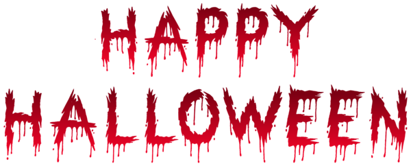 This png image - Happy Halloween Bloody Text PNG Clipart, is available for free download