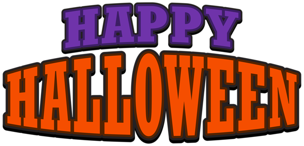 This png image - Happy Halloween Orange Orange Purple PNG Clipart, is available for free download