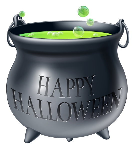 This png image - Happy Halloween Witch Cauldron PNG Clipart Picture, is available for free download