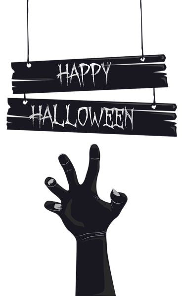 This png image - Happy Halloween with Grave Hand PNG Image, is available for free download