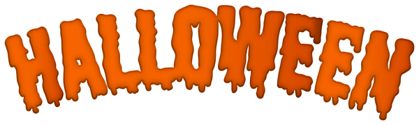 This png image - Orange Text Halloween PNG Clipart, is available for free download