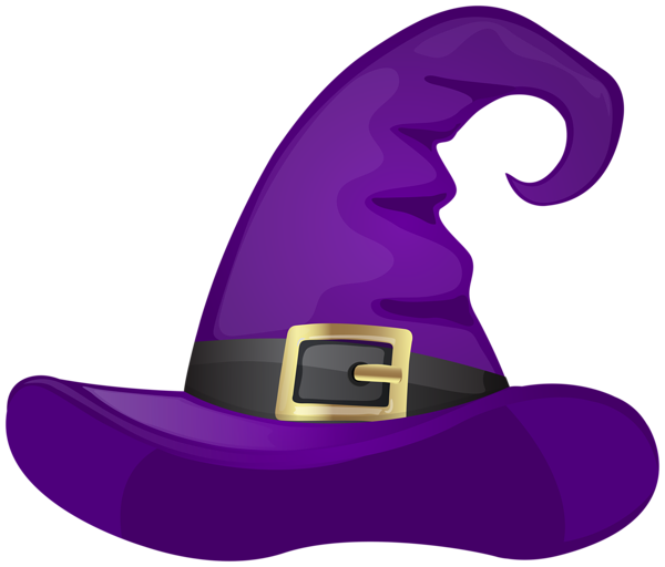Purple Witch Hat PNG Clipart | Gallery Yopriceville - High-Quality Free ...